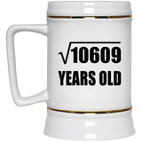 103rd Birthday Square Root of 10609 Years Old - Beer Stein