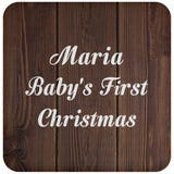 Maria Baby's First Christmas - Drink Coaster D