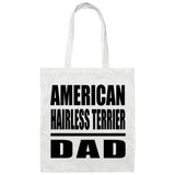 American Hairless Terrier Dad - Tote Bag White