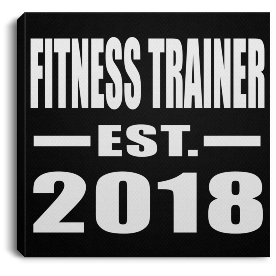 Fitness Trainer Established EST. 2018 - Canvas Square