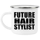Future Hair Stylist - 12oz Camping Mug