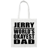 Jerry World's Okayest Dad - Tote Bag White