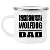 Czechoslovakian Wolfdog Dad - 12oz Camping Mug