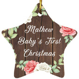 Mathew Baby's First Christmas - Star Ornament A