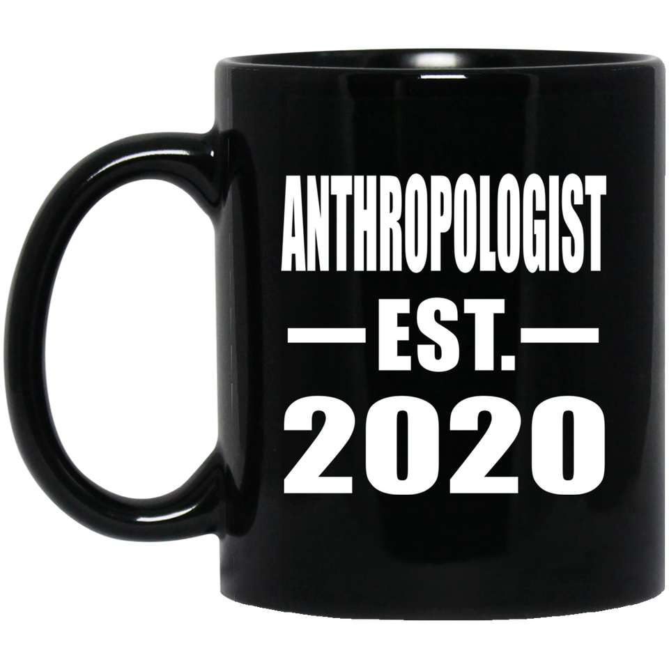 AntHRopologist Established EST. 2020 - 11oz Coffee Mug Black