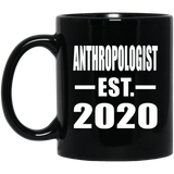 AntHRopologist Established EST. 2020 - 11oz Coffee Mug Black