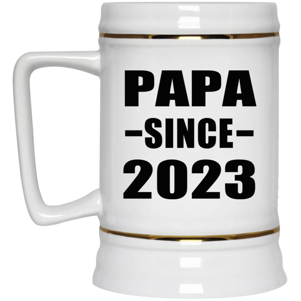 Papa Since 2023 - Beer Stein