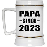 Papa Since 2023 - Beer Stein