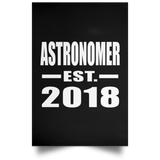 Astronomer Established EST. 2018 - Poster Portrait