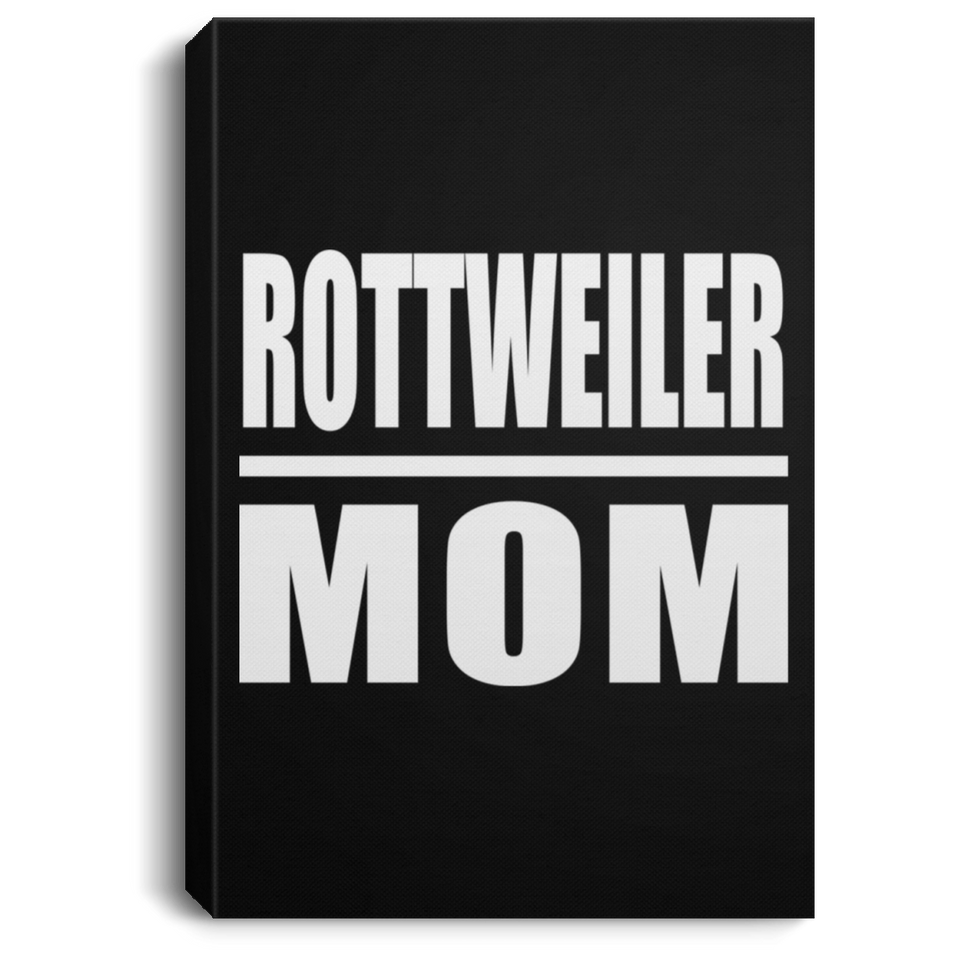 Rottweiler Mom - Canvas Portrait