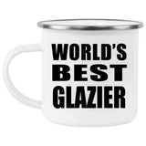 World's Best Glazier - 12oz Camping Mug