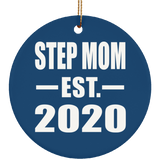 Step Mom Established EST. 2020 - Circle Ornament