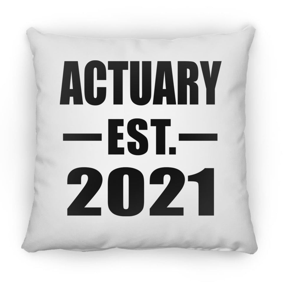 Actuary Established EST. 2021 - Throw Pillow