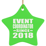 Event Coordinator Since 2018 - Star Ornament