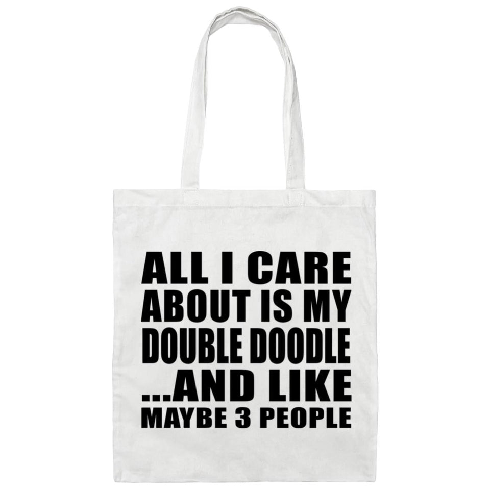 All I Care About Is My Double Doodle - Tote Bag White