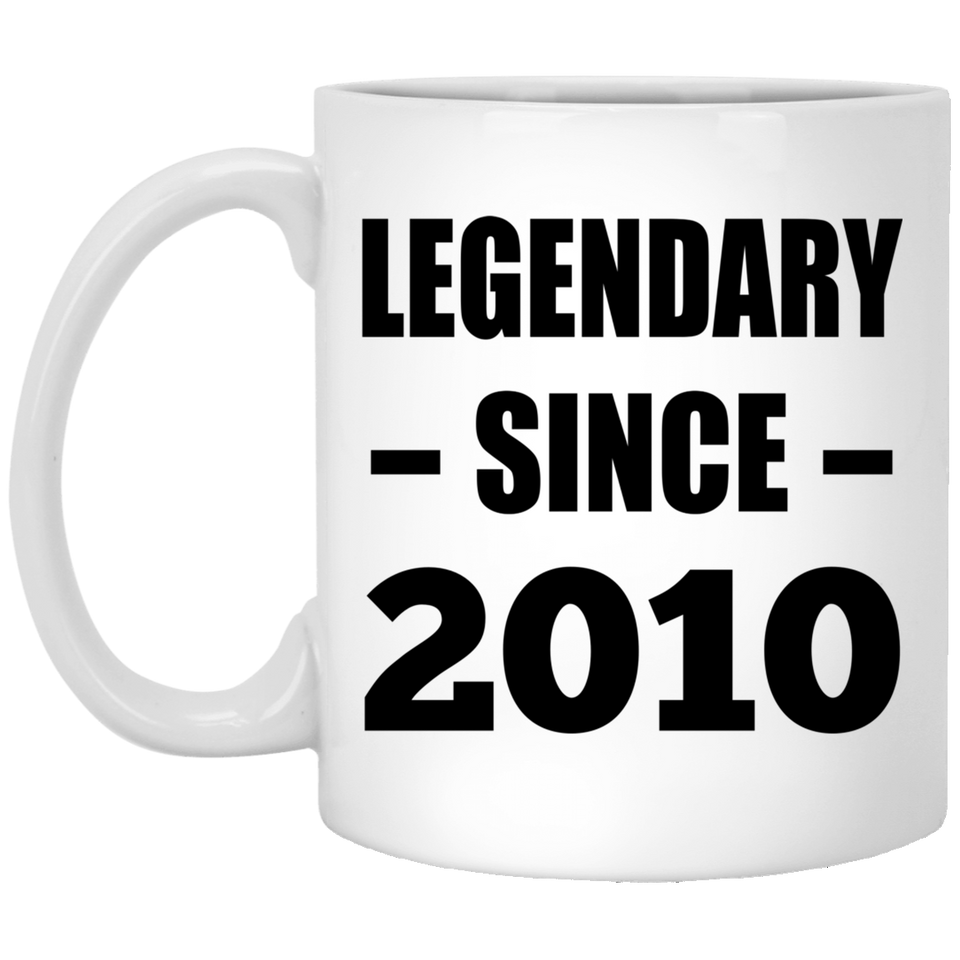 14th Birthday Legendary Since 2010 - 11oz Coffee Mug