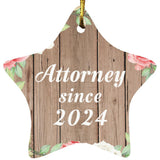 Attorney Since 2024 - Star Ornament B