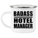 Badass Hotel Manager - 12oz Camping Mug