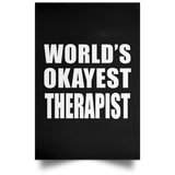 World's Okayest Therapist - Poster Portrait