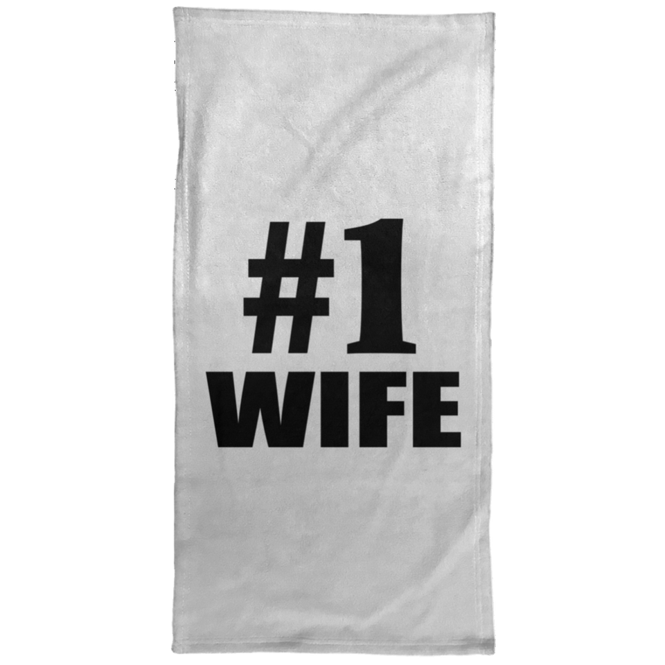 Number One #1 Wife - Hand Towel