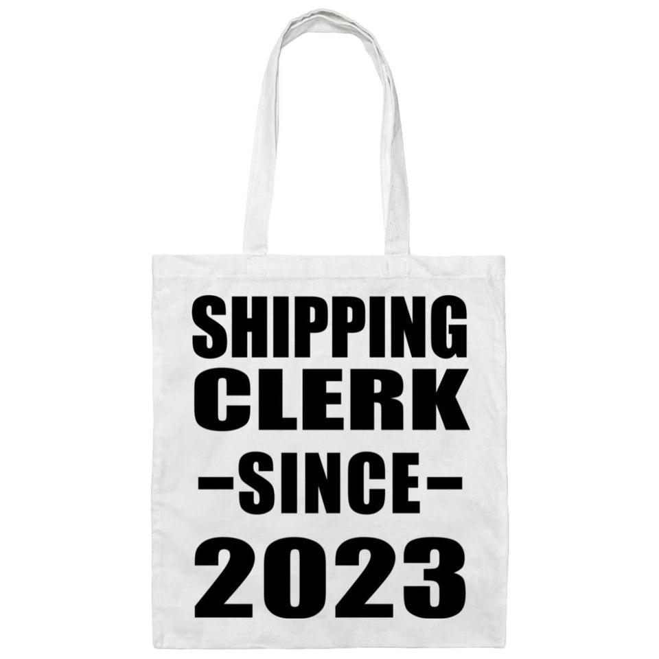 Shipping Clerk Since 2023 - Tote Bag White