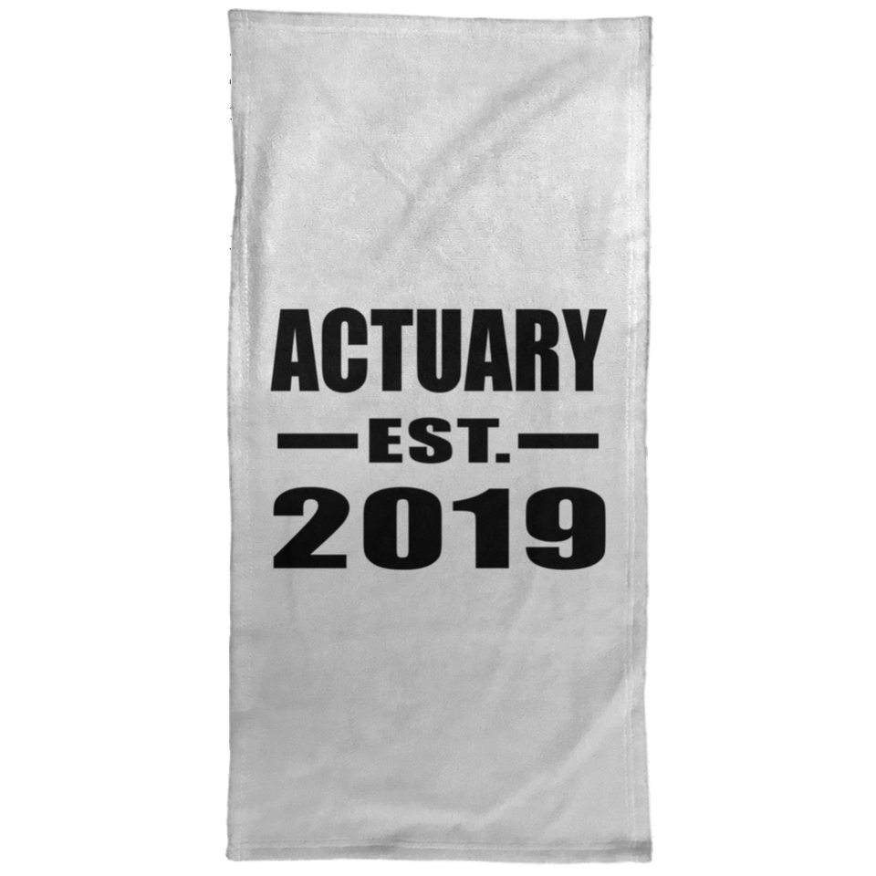 Actuary Established EST. 2019 - Hand Towel