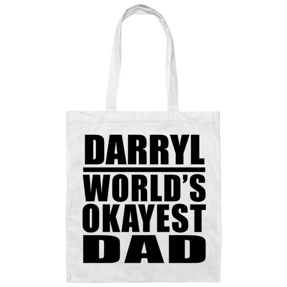 Darryl World's Okayest Dad - Tote Bag White