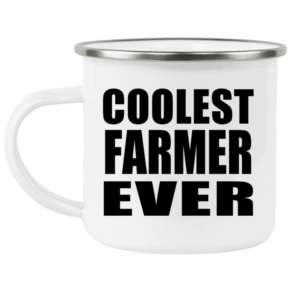 Coolest Farmer Ever - 12oz Camping Mug