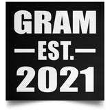 Gram Established EST. 2021 - Poster Square