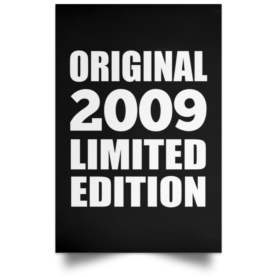 15th Birthday Original 2009 Limited Edition - Poster Portrait