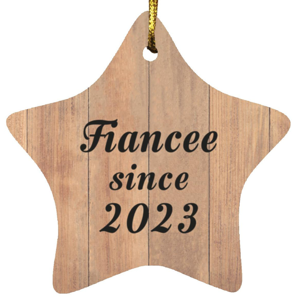Fiancee Since 2023 - Star Ornament C
