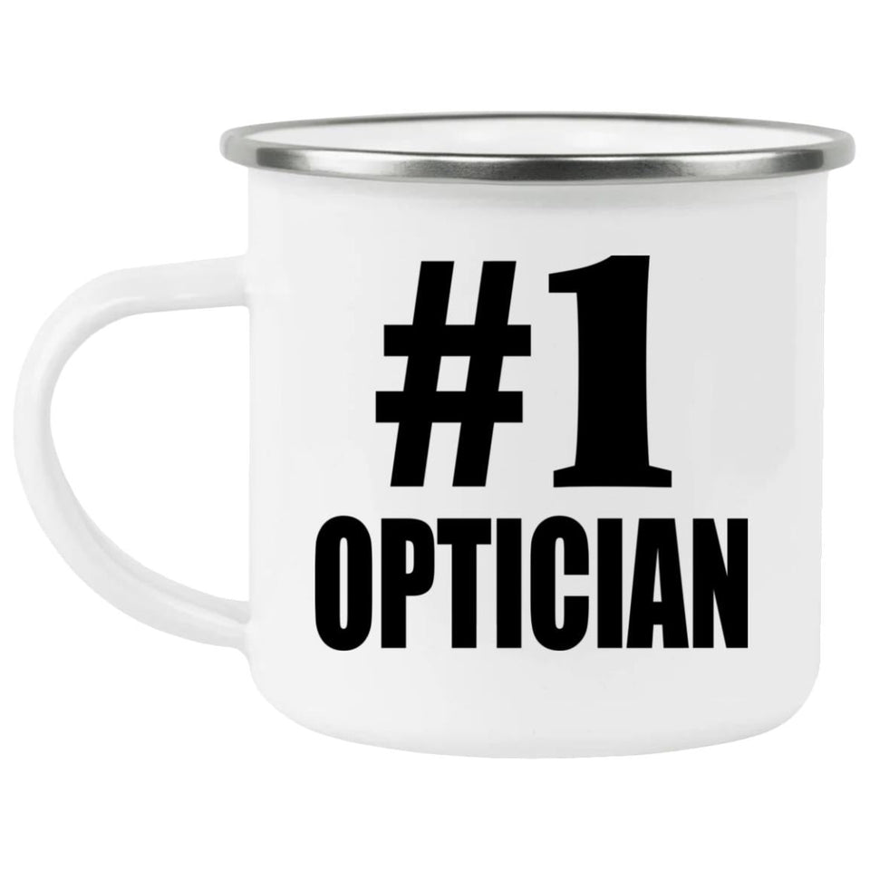 Number One #1 Optician - 12oz Camping Mug