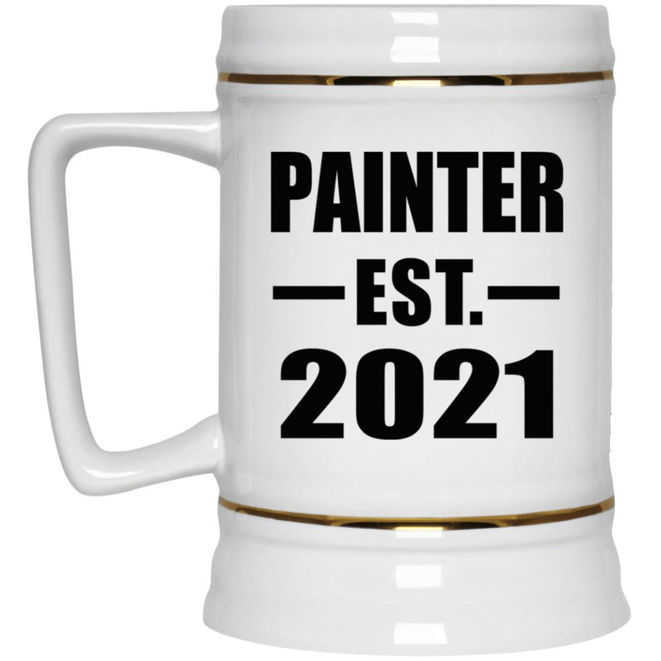 Painter Established EST. 2021 - Beer Stein