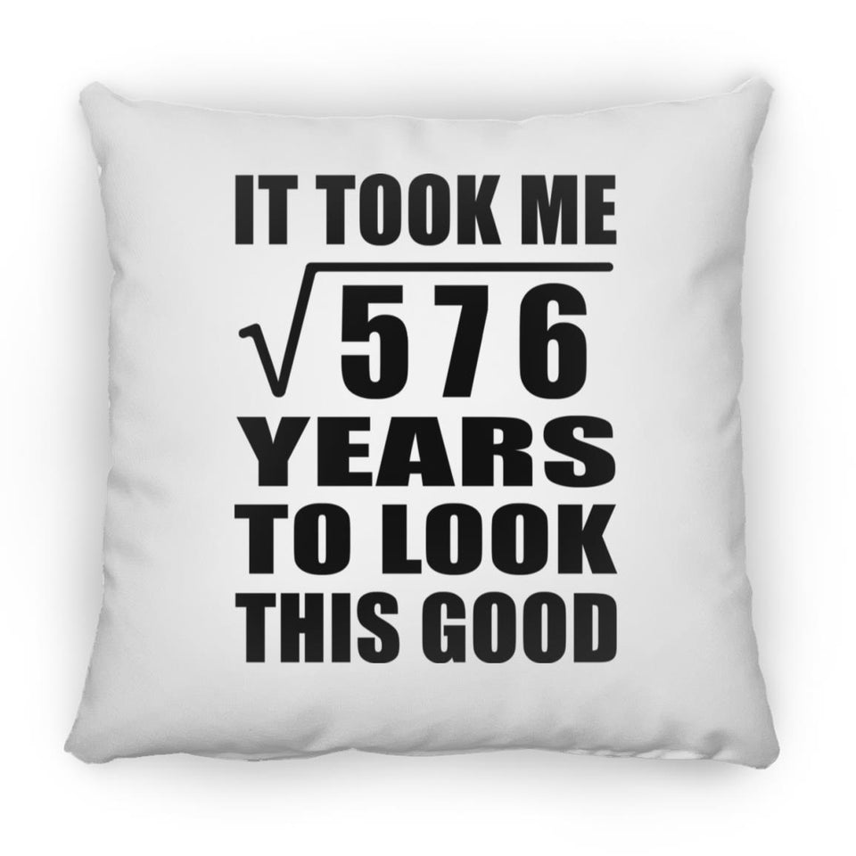 24th Birthday Took Square Root of 576 Years To Look Good - Throw Pillow