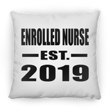 Enrolled Nurse Established EST. 2019 - Throw Pillow