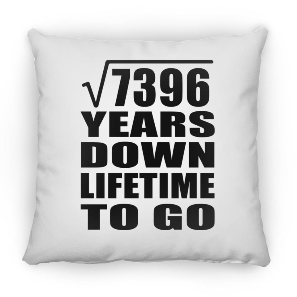 86th Anniversary Square Root of 7396 Years Lifetime To Go - Throw Pillow