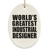 World's Greatest Industrial Designer - Oval Ornament