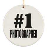 Number One #1 Photographer - Circle Ornament