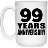 99th Anniversary 99 Years - 15 Oz Coffee Mug