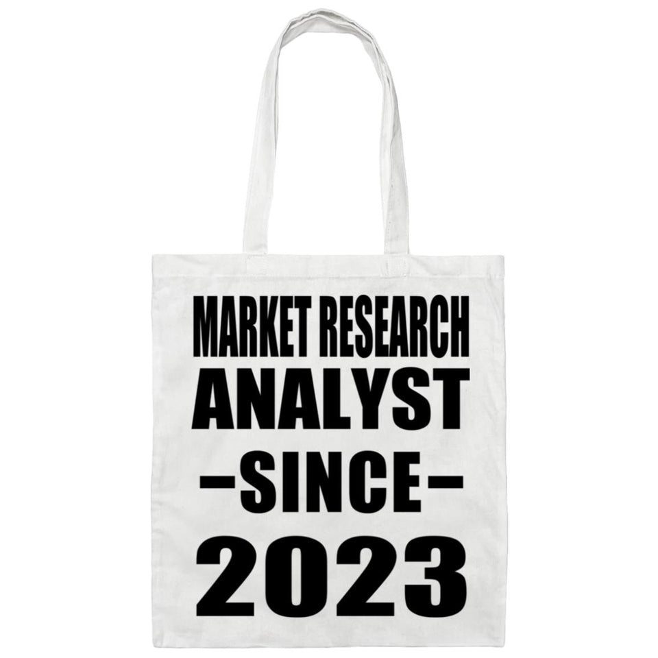 Market Research Analyst Since 2023 - Tote Bag White