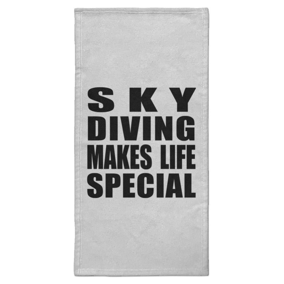Sky Diving Makes Life Special - Hand Towel