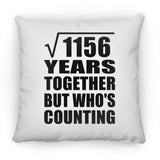 34th Anniversary Square Root of 1156 Years Who's Counting - Throw Pillow