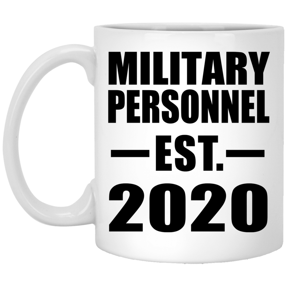 Military Personnel Established EST. 2020 - 11oz Coffee Mug