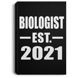 Biologist Established EST. 2021 - Canvas Portrait