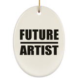 Future Artist - Oval Ornament