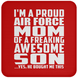 Proud Air Force Mom Of Awesome Son - Drink Coaster