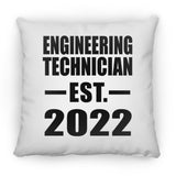 Engineering Technician Established EST. 2022 - Throw Pillow