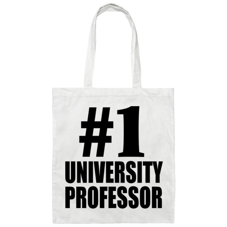 Number One #1 University Professor - Tote Bag White