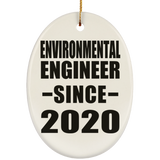 Environmental Engineer Since 2020 - Oval Ornament