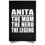 Anita The Mom The Hero The Legend - Poster Portrait